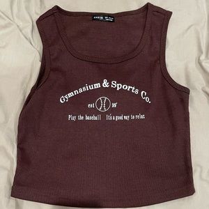 Gymnasium & Sports Co Brown Tank